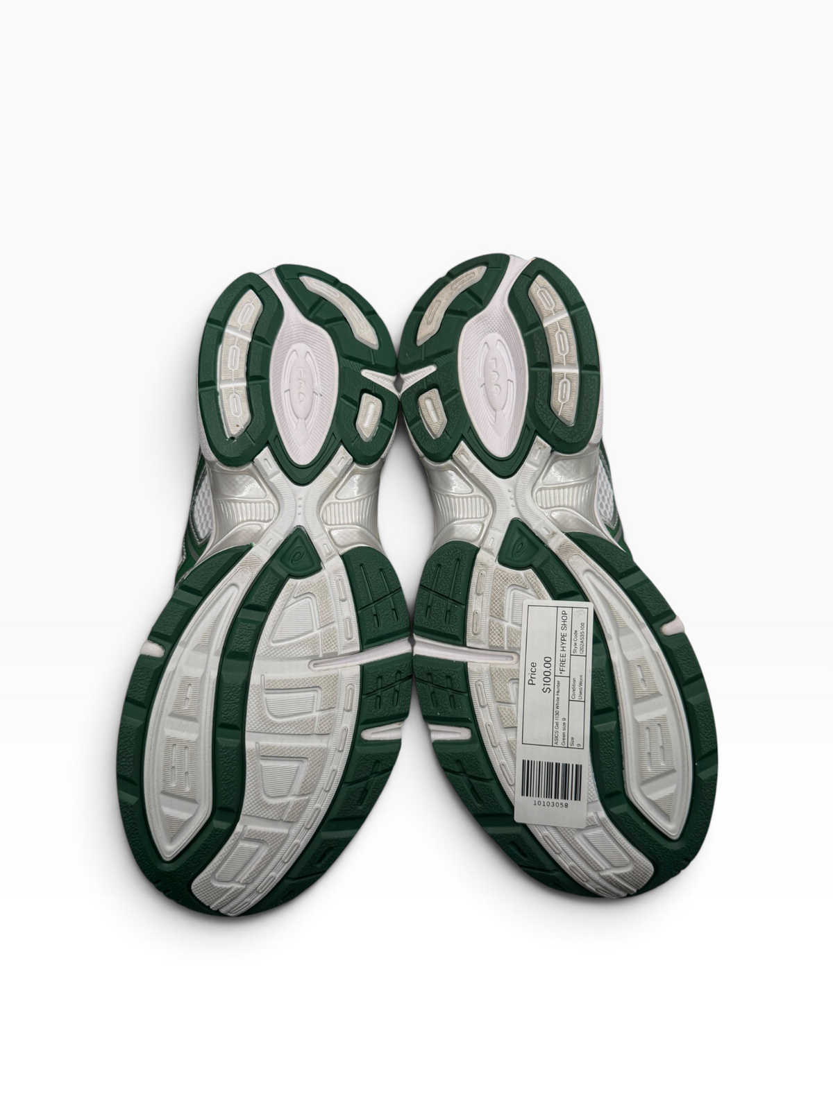 ASICS Gel-1130 White Hunter Green (Women's)