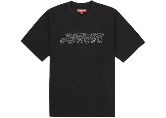 Supreme Raised Script S/S Top Black