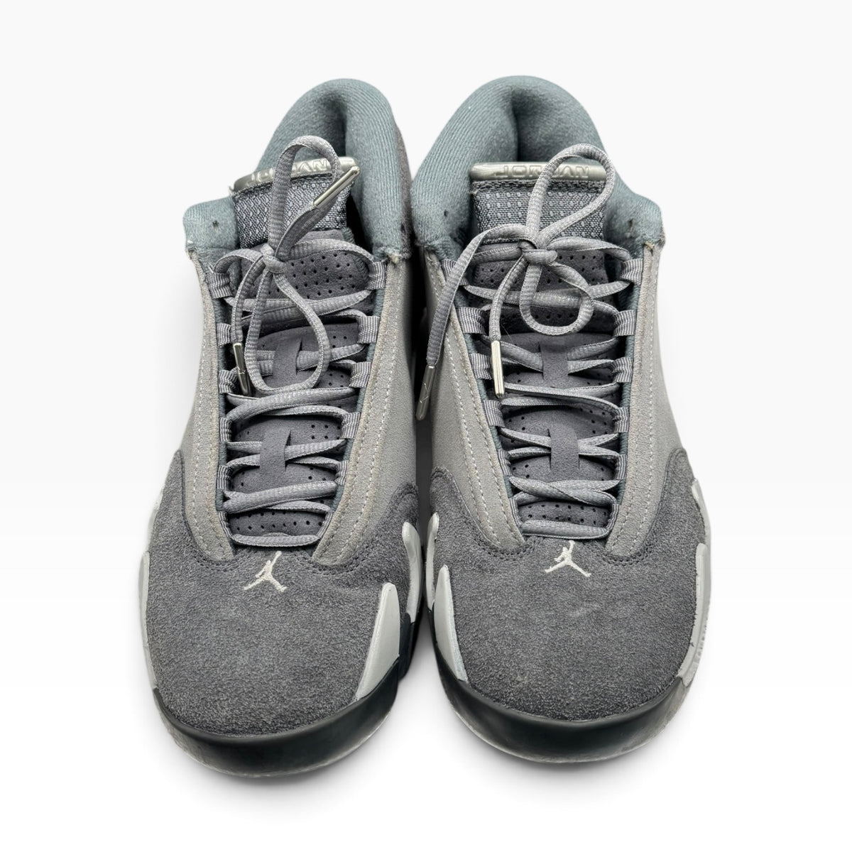 Jordan 14 Retro Wolf Grey used size 9
