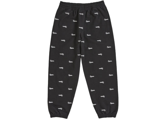 Supreme Repeat Script Sweatpant Black