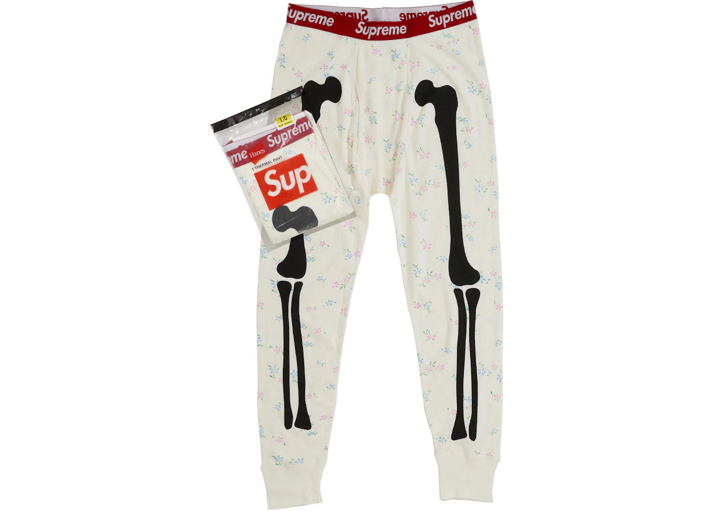 Supreme Hanes Bones Thermal Pant FW25 (1 Pack) Floral