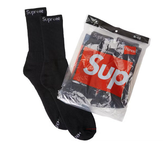 Supreme Hanes Crew Socks Single Pair
