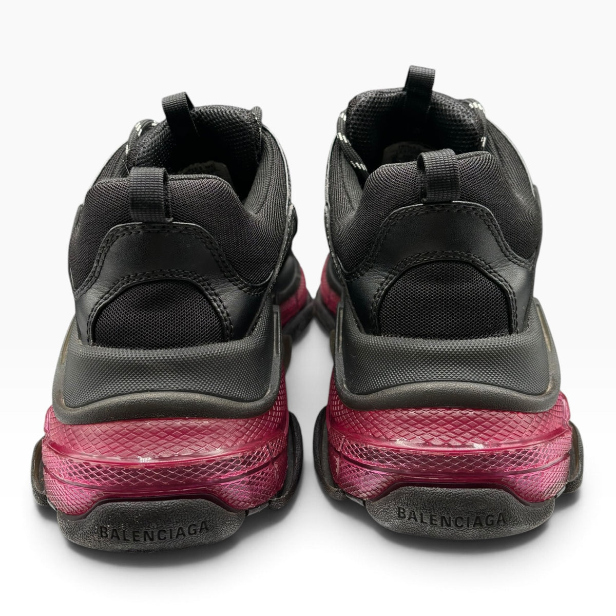 Balenciaga Triple S Clear Sole Neon Pink