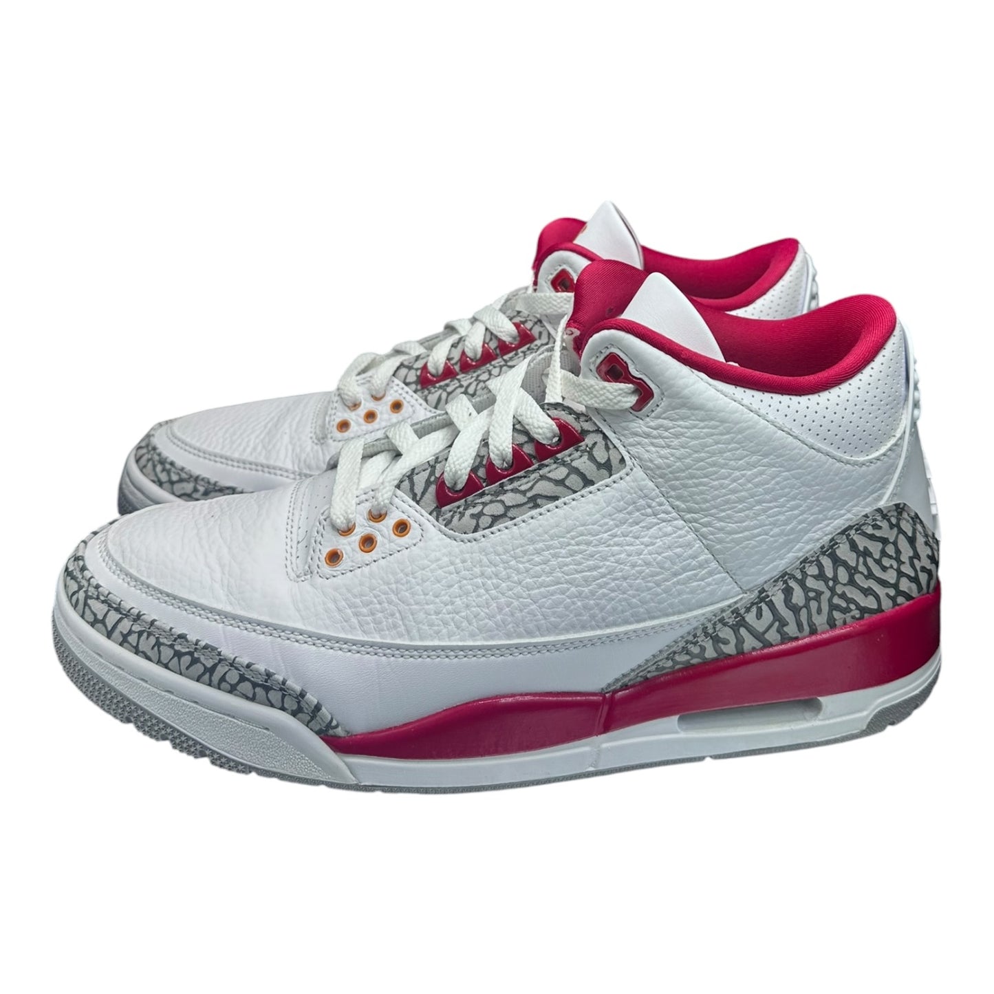 Jordan 3 Retro Cardinal Red Size 10.5 - Used/Worn
