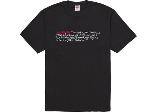 Supreme Joke Tee Black