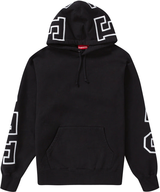 Supreme State Hooded Sweatshirt Black