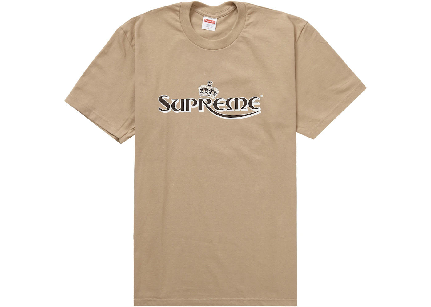 Supreme Crown Tee Khaki - Like New