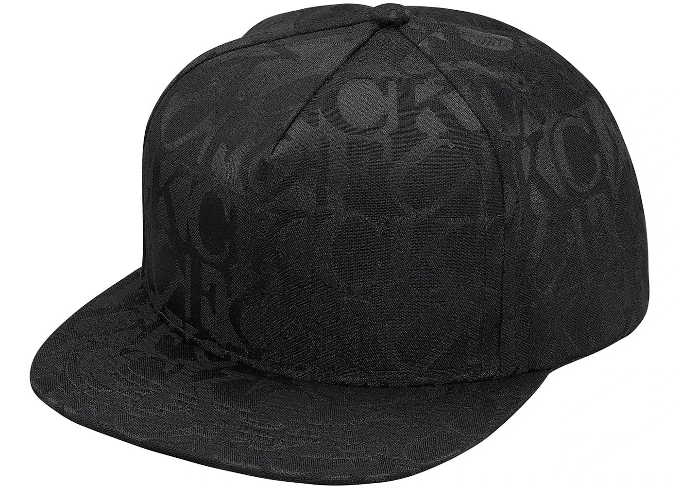 Supreme Fuck Jacquard 5-Panel Black