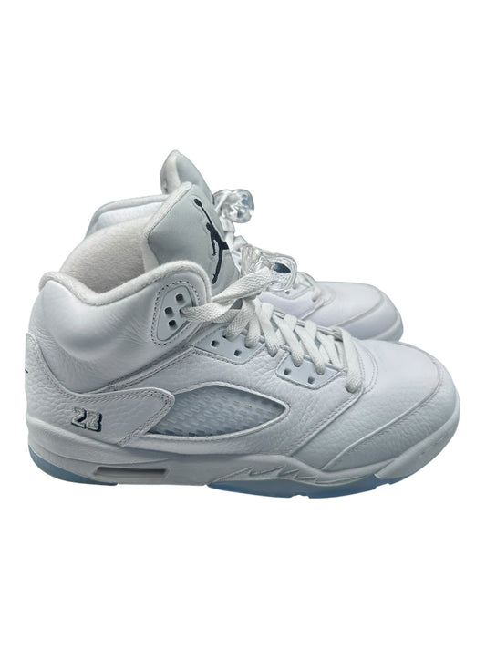 Jordan 5 Retro White Metallic (2026) (GS) size 7y - Used/Worn
