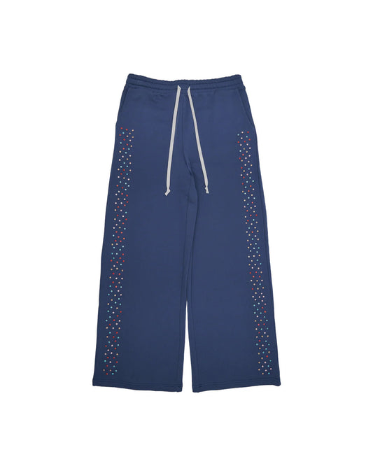 AZVA Navy Blue Crystal Sweatpants