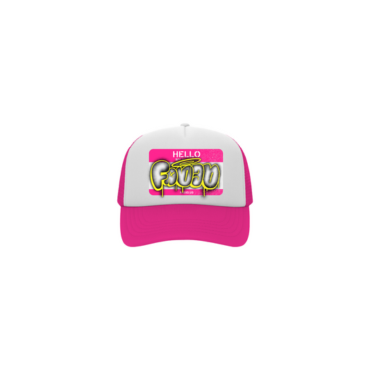 Fad3d Pink Trucker Hat