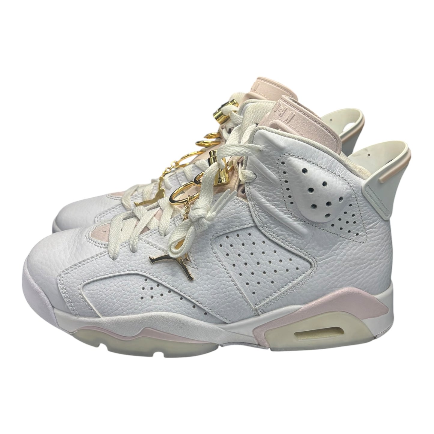 Jordan 6 Retro Gold Hoops (Women's) szie 6.5M - Used/Worn