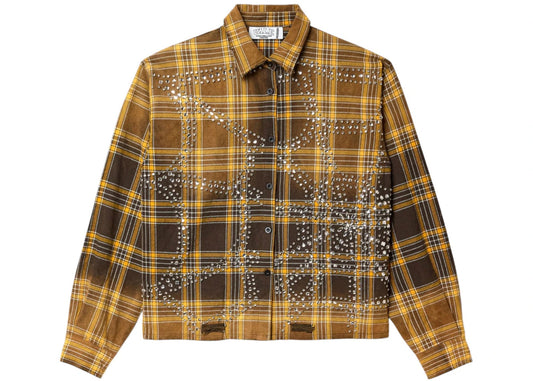 Vale Forever Chocolate L/S Flannel Brown - new with tags