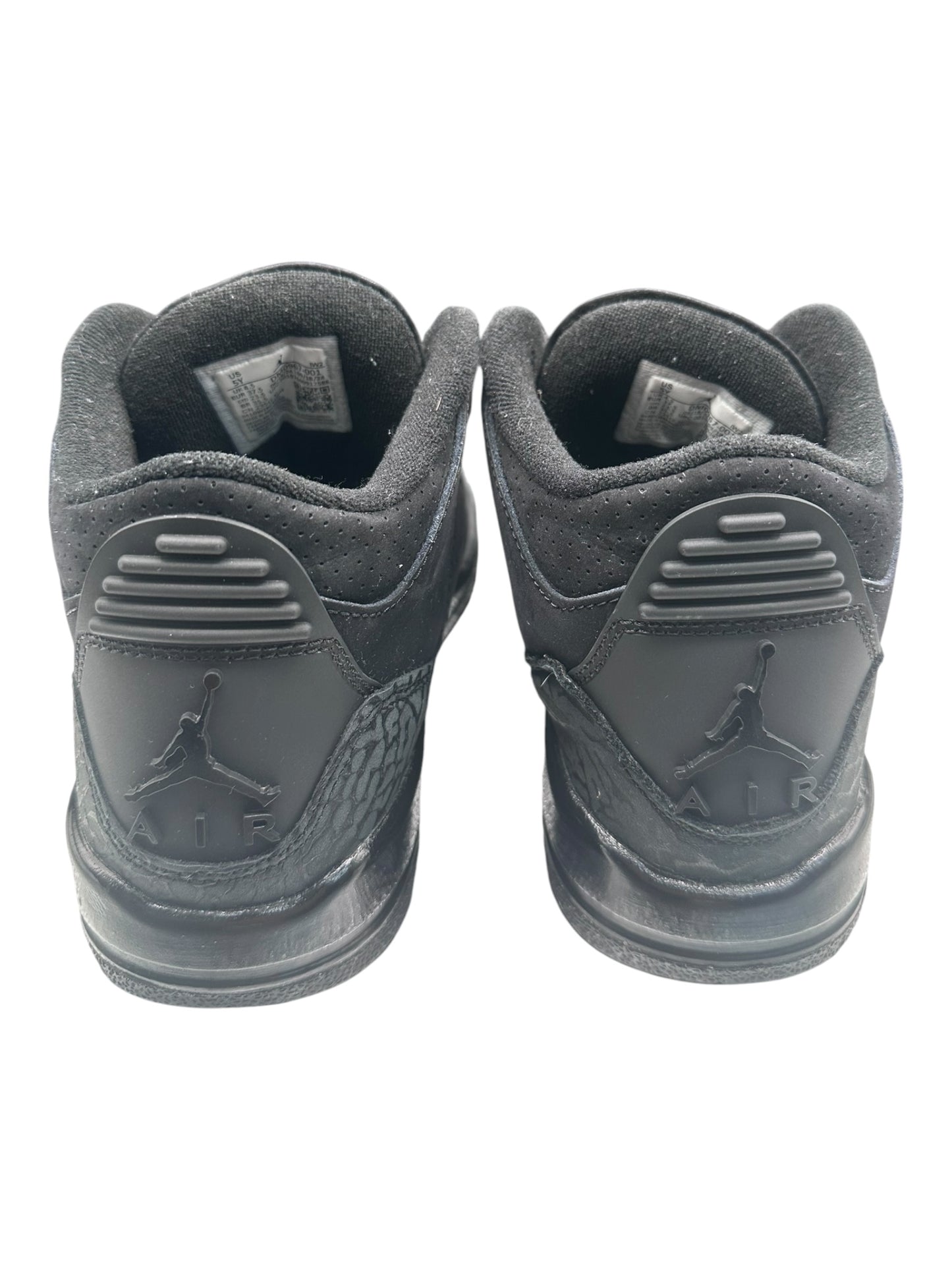 Jordan 3 Retro Black Cat (2025) (GS) size 5y - Used/Worn