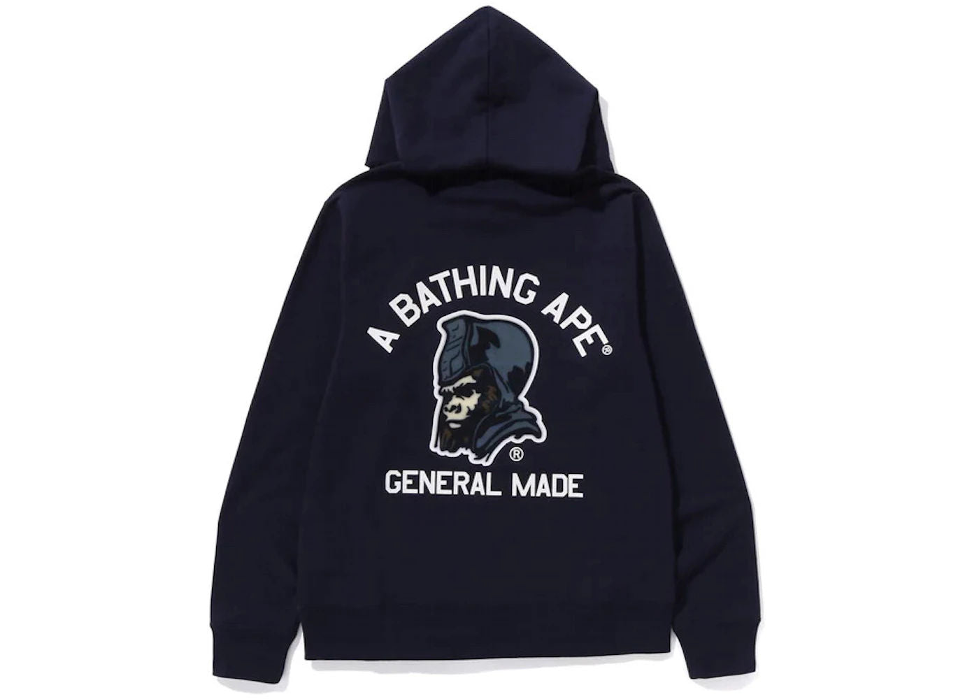 BAPE General Pullover Hoodie Navy