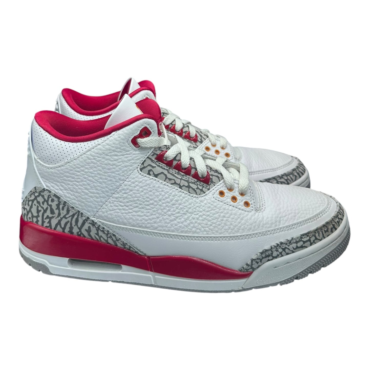 Jordan 3 Retro Cardinal Red Size 10.5 - Used/Worn