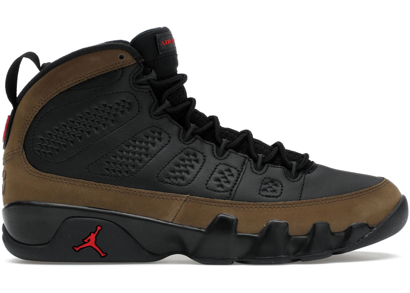 Jordan 9 Retro Olive (2024) size 9.5 - Used/Worn