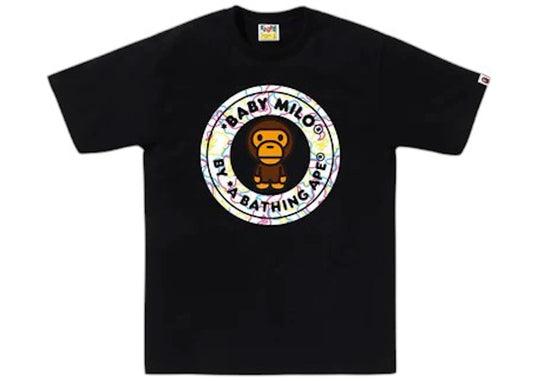 BAPE Neon Camo Milo Busy Works Tee Black - New W/ Tags