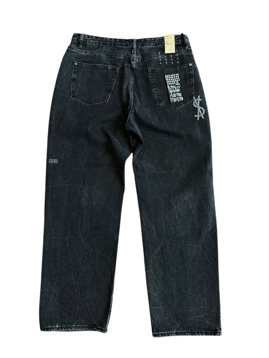 ksubi anti K granite black jeans