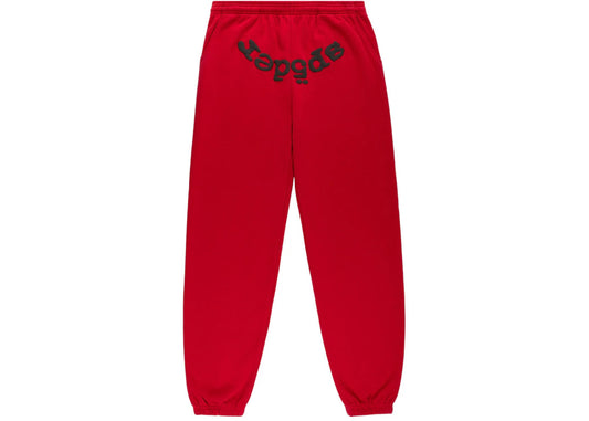 Sp5der OG Web V2 Sweatpant Red