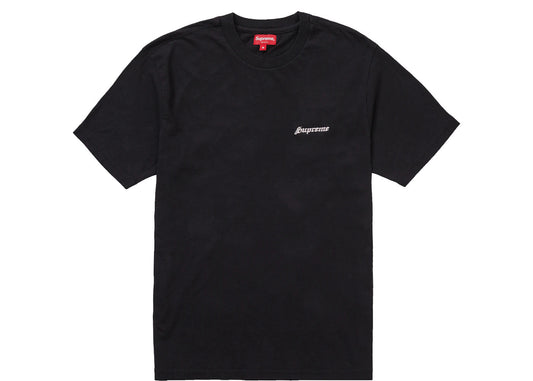 Supreme Washed S/S Tee Black - new with tags