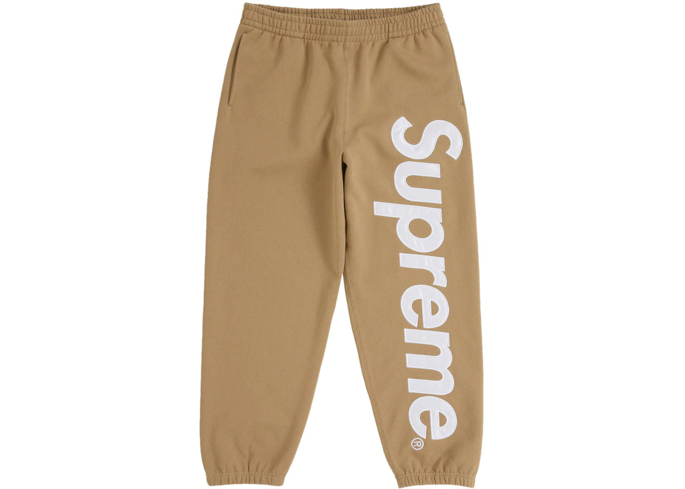 Supreme Satin Appliqué Sweatpant (FW25) Brown