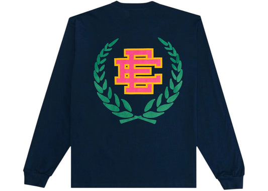 Eric Emanuel EE Long Sleeve Tee Navy/Pink - Used/Worn