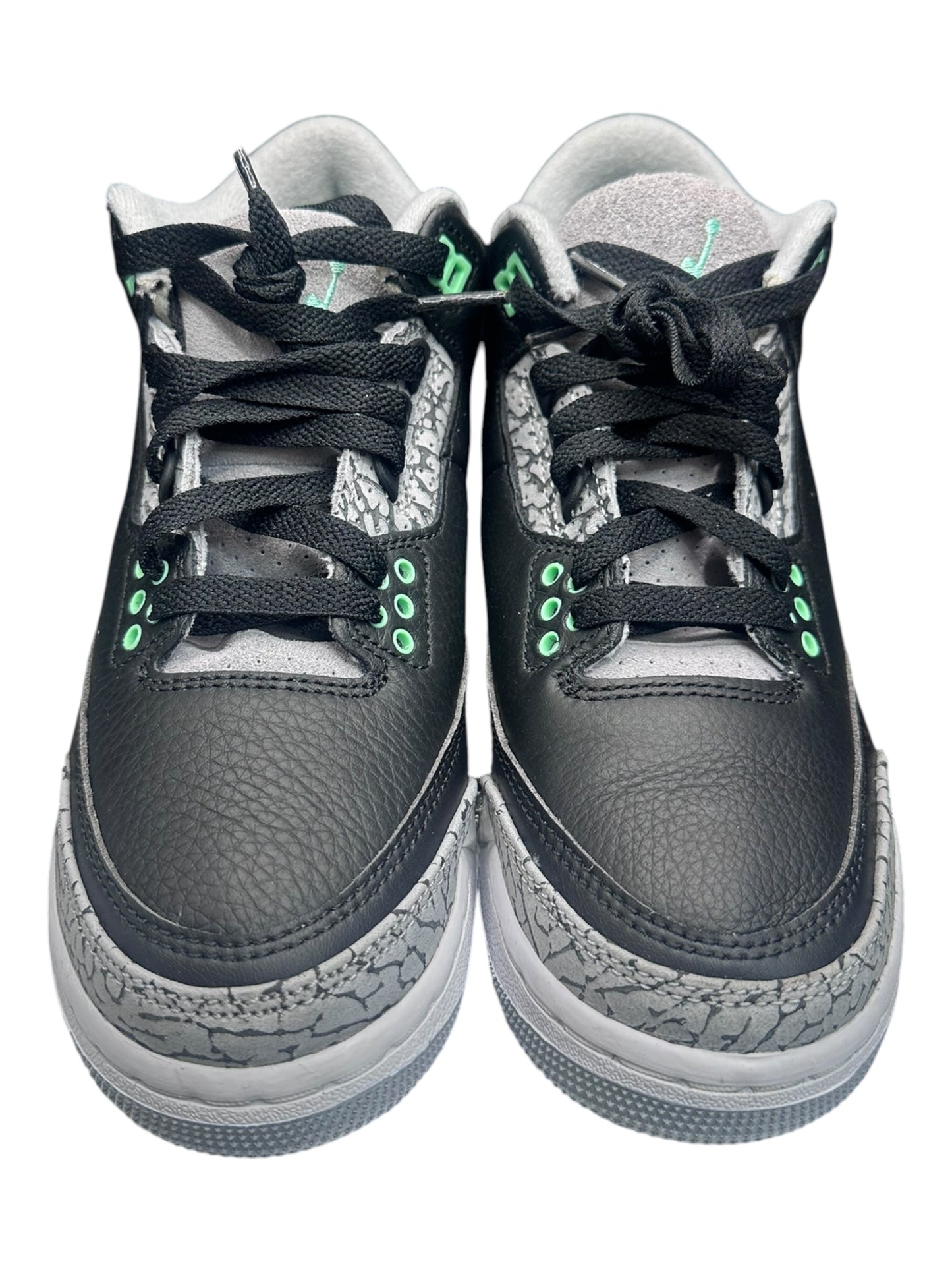 Jordan 3 Retro Green Glow (GS) size 4.5 - Used / rep box