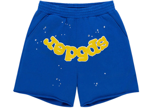 Sp5der OG Logo Sweatshort Blue - new with tags