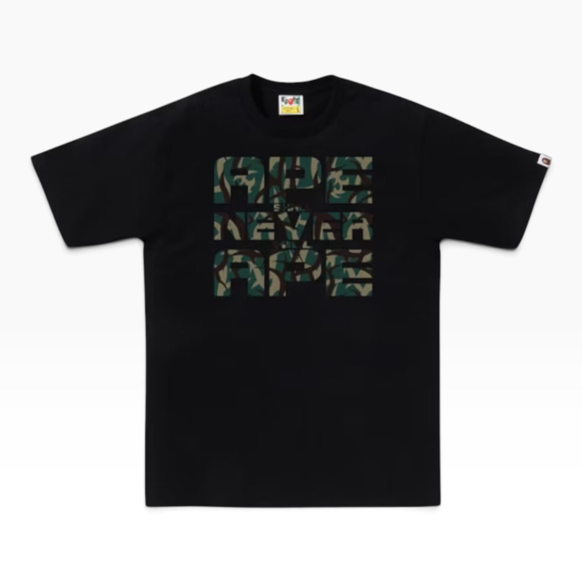 BAPE Trial Camo Asnka Tee Black/Green
