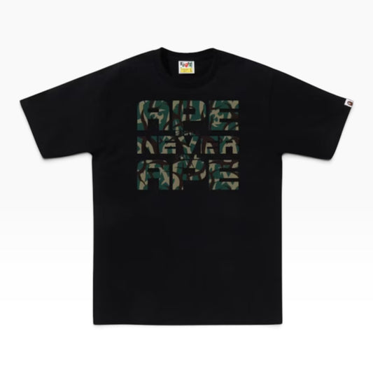 BAPE Trial Camo Asnka Tee Black/Green