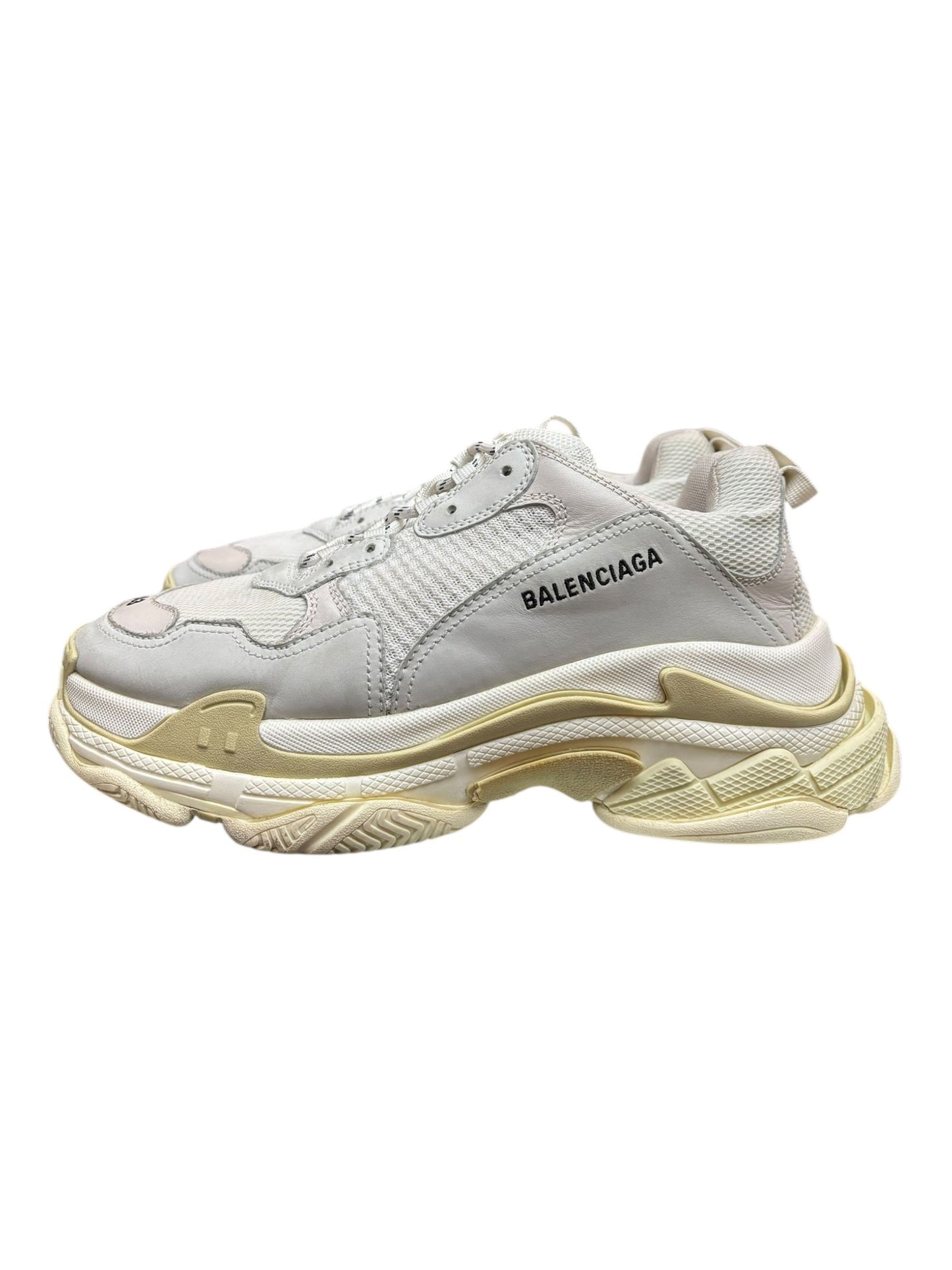 Balenciaga Triple S White Tan Size 43/10US - Used / rep box