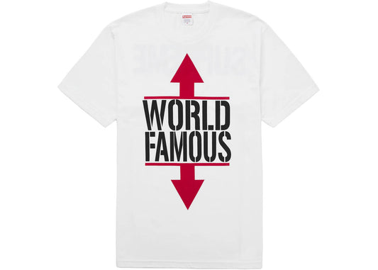 Supreme World Famous Tee White