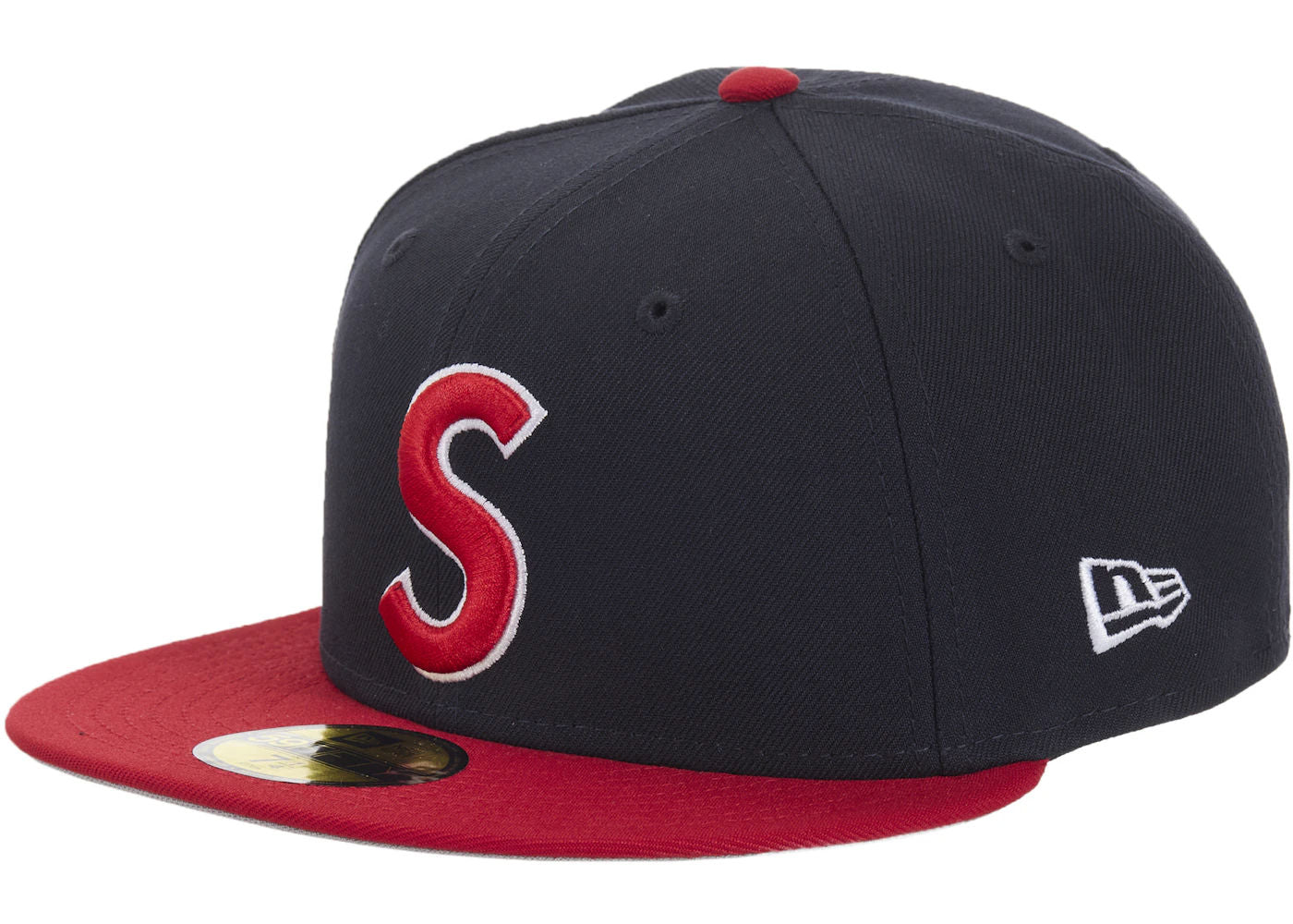 Supreme New Era Reaper S Logo 59Fifty Fitted Hat Navy