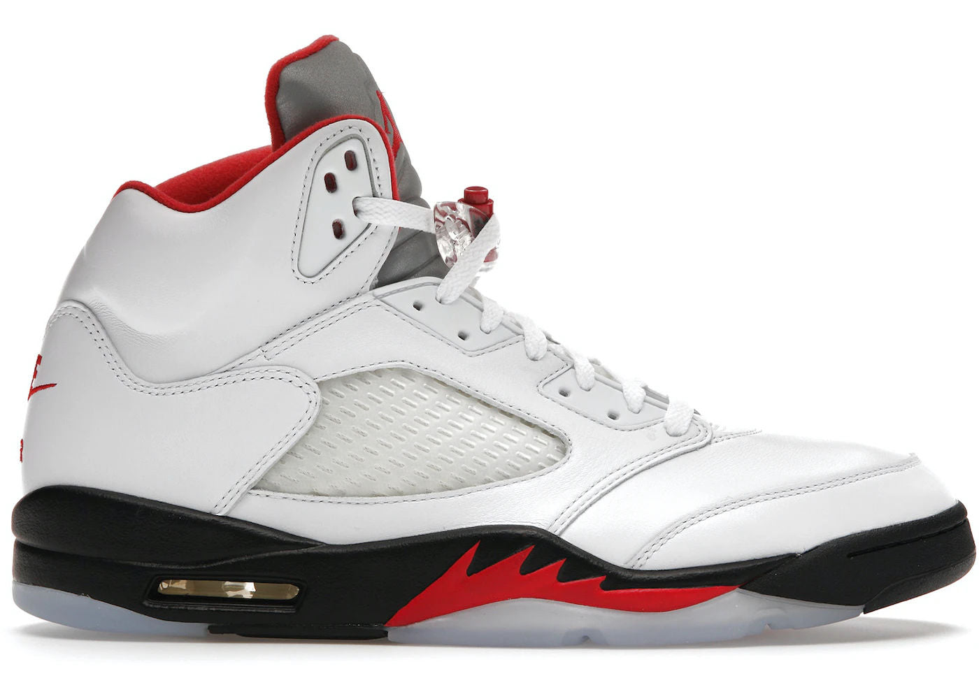 Jordan 5 Retro Fire Red Silver Tongue (2020) - Used/Worn