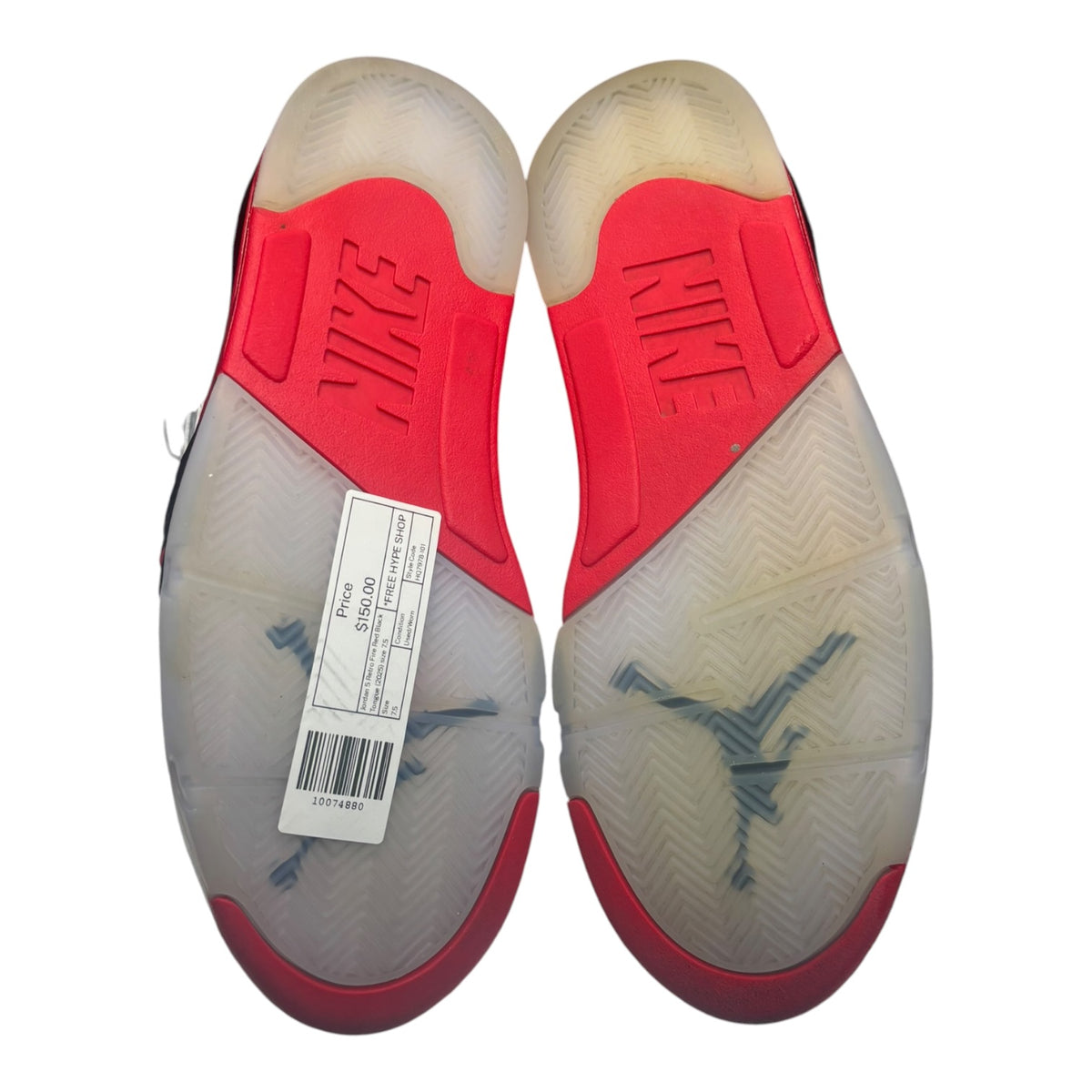 Jordan 5 Retro Fire Red Black Tongue (2025)