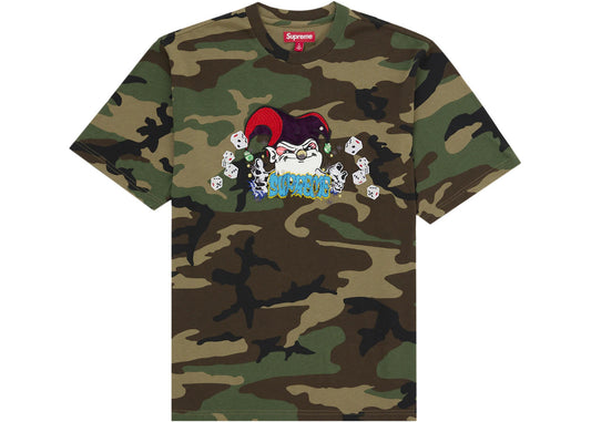Supreme AOI Jester S/S Top Woodland Camo - New W/ Tags