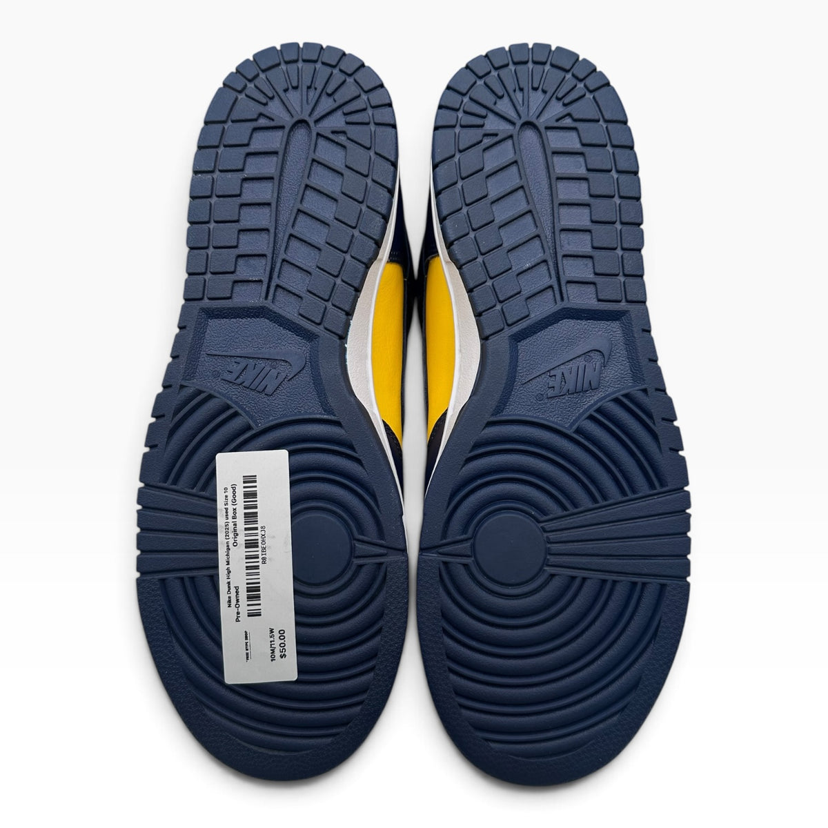 Nike Dunk High Michigan (2025) used Size 10