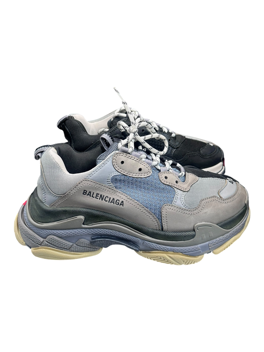 Balenciaga Triple S Split Black Grey size 9 - Used/Worn