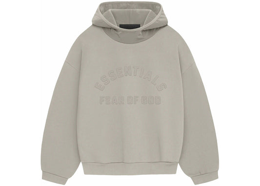 Fear of God Essentials Nylon Fleece Hoodie Seal/Seal - Used/Worn