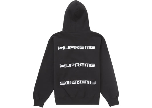 Supreme AOI Stacked Hooded Sweatshirt Black