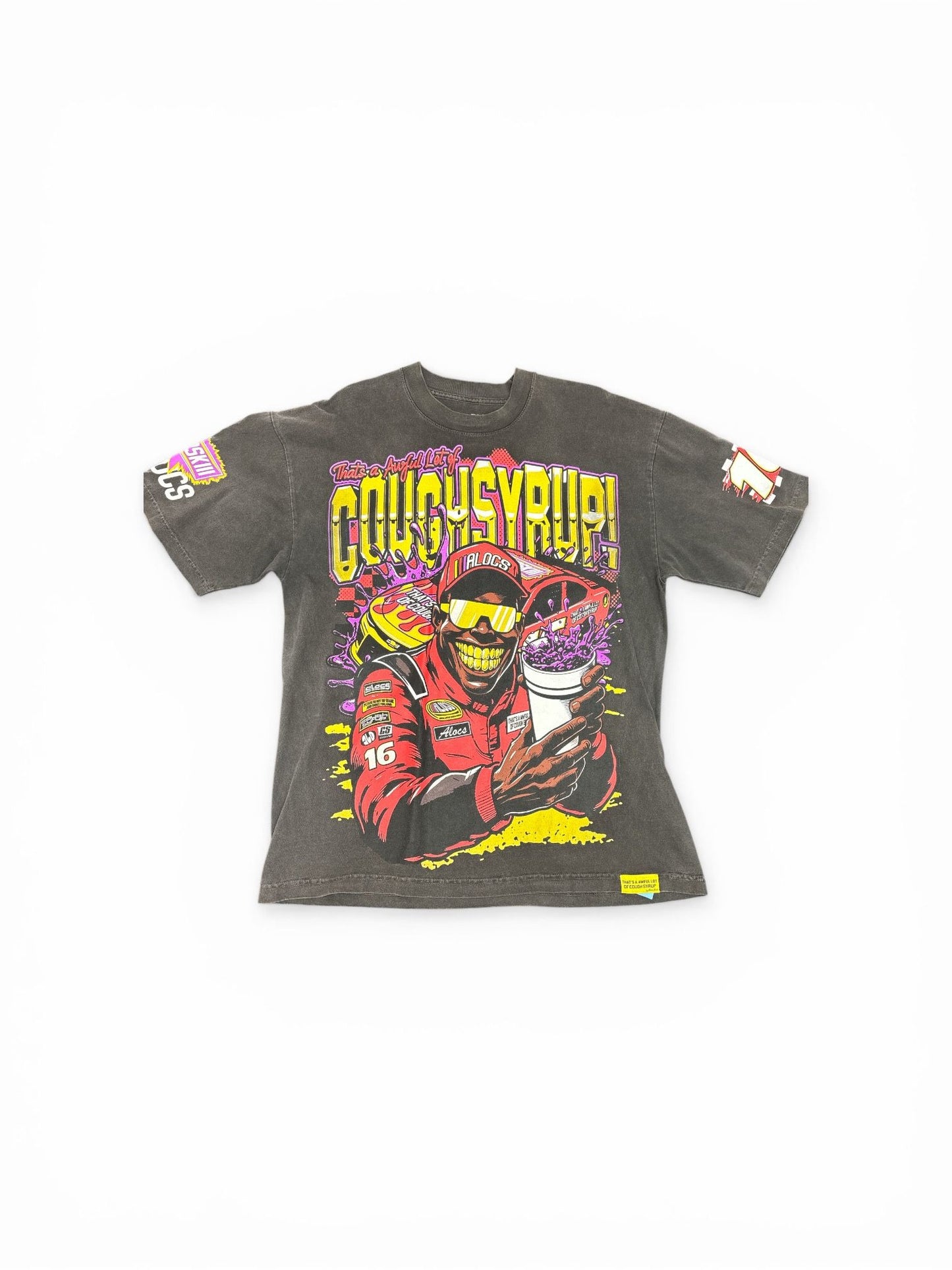 Awful lot of cough syrup Nascar Tee - new with tags