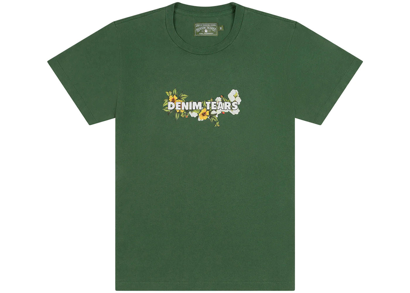 Denim Tears Logo Tee Green