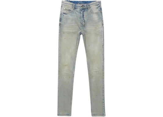 Ksubi Chitch Mechanik Denim Light Blue - Like New