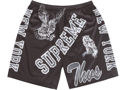 Supreme Varsity Mesh Short Black
