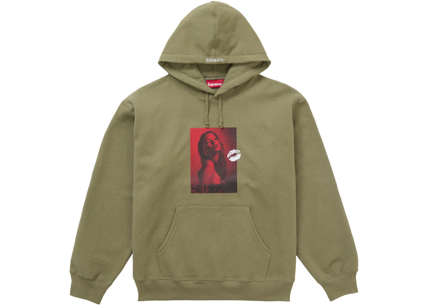 Supreme Kate Moss Hooded Sweatshirt Light Olive