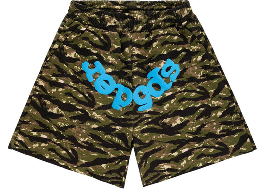 Sp5der OG Web V2 Tiger Camo Sweatshort Tiger Camo