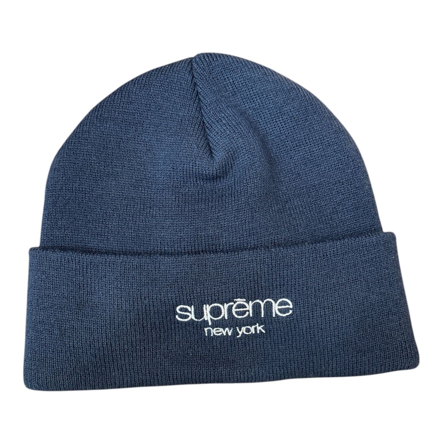 Supreme Radar Beanie Navy - Used/Worn