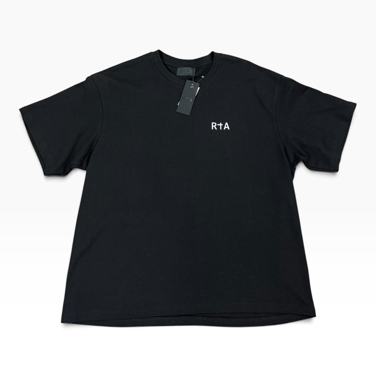 RTA chest logo t-shirt black (oversized)