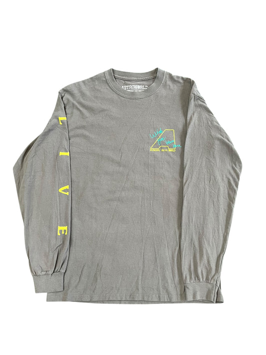 Travis Scott Astroworld Europe 2019 Tour L/S - Used/Worn